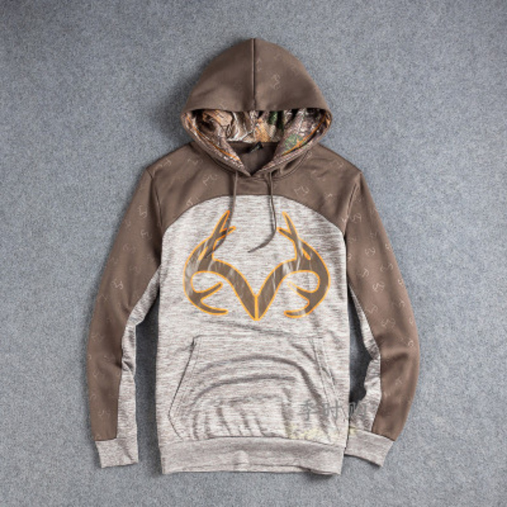 New Men's RealTree Outdoor Hoodie L